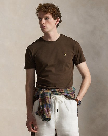 CAMISETA  CUSTOM SLIM FIT ALGODON DE PUNTO NUGMET BROWN