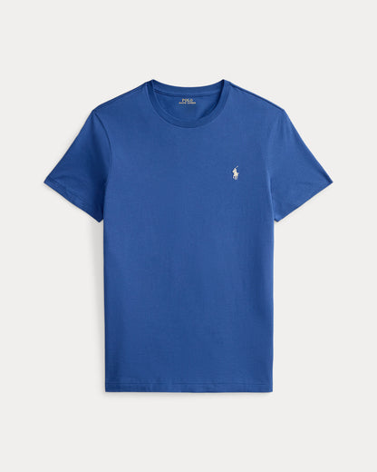 CAMISETA  CUSTOM SLIM FIT ALGODON DE PUNTO DUSTY AZURE