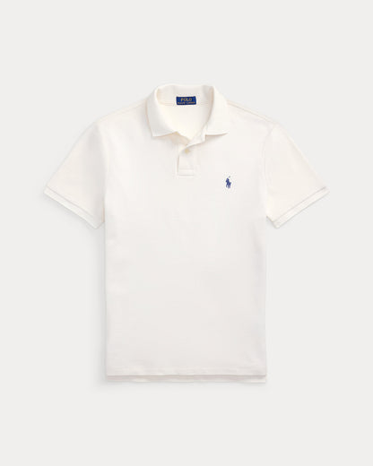 POLO DE PIQUE CUSTOM SLIM PALE CREAM