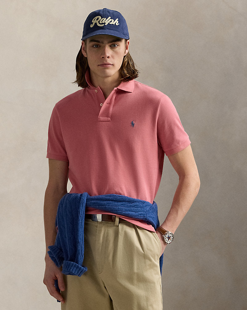 POLO DE PIQUE CUSTOM SLIM DESERT ROSE