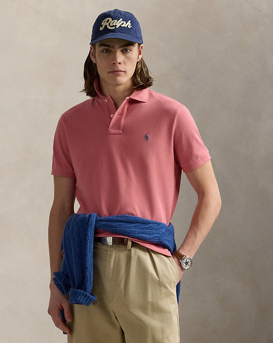 POLO DE PIQUE CUSTOM SLIM DESERT ROSE