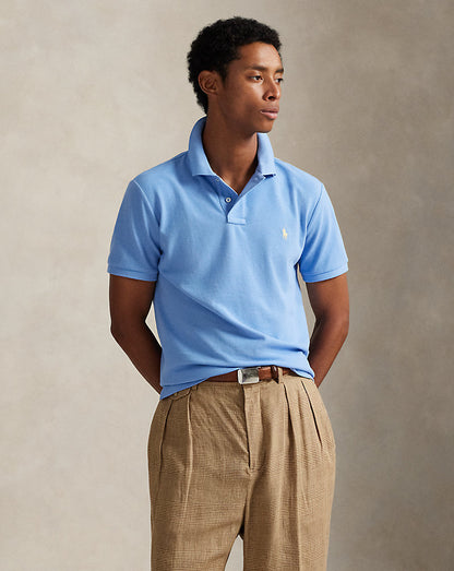 POLO DE PIQUÉ CUSTOM SLIM FIT BRISTOL BLUE