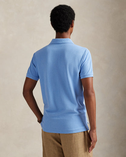 POLO DE PIQUÉ CUSTOM SLIM FIT BRISTOL BLUE