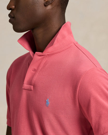 POLO DE PIQUÉ CUSTOM SLIM FIT RED SKY