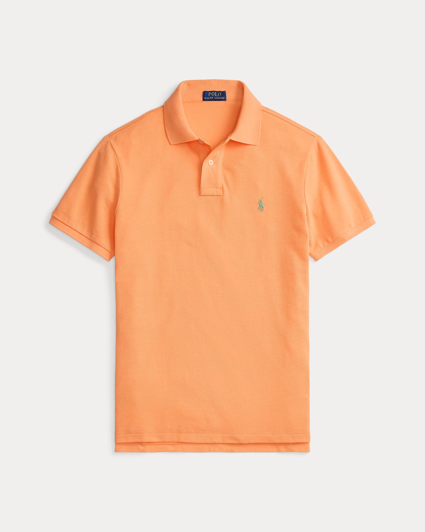 POLO DE PIQUÉ CUSTOM SLIM FIT POMPANO ORANGE