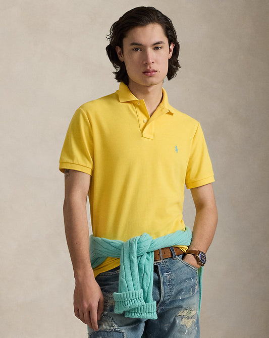 EL ICONICO POLO DE PIQUÉ CUSTOM SLIM FIT SUNFISH YELLOW
