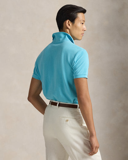 POLO DE PIQUÉ CUSTOM SLIM FIT PERFECT TURQUOISE