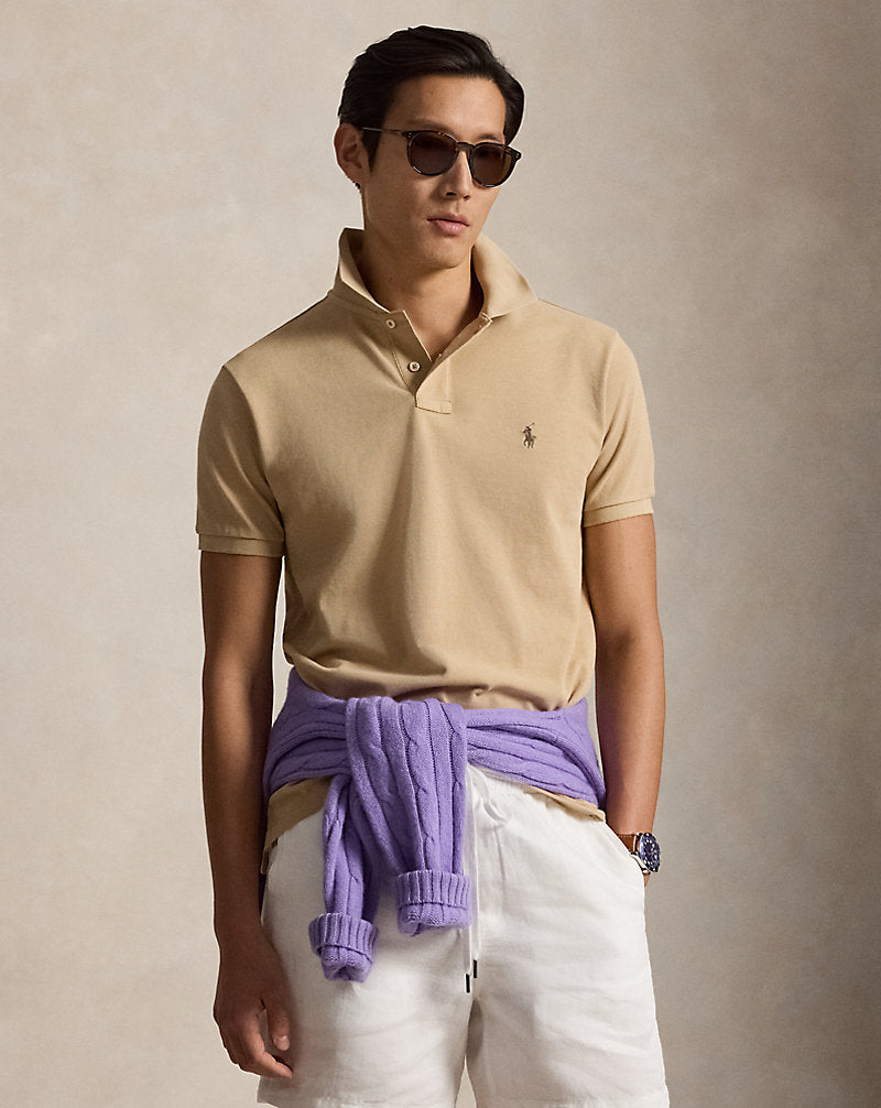 EL ICONICO POLO DE PIQUÉ CUSTOM SLIM FIT VINTAGE KHAKI