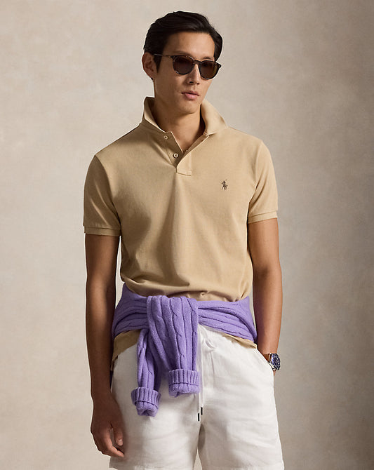 EL ICONICO POLO DE PIQUÉ CUSTOM SLIM FIT VINTAGE KHAKI