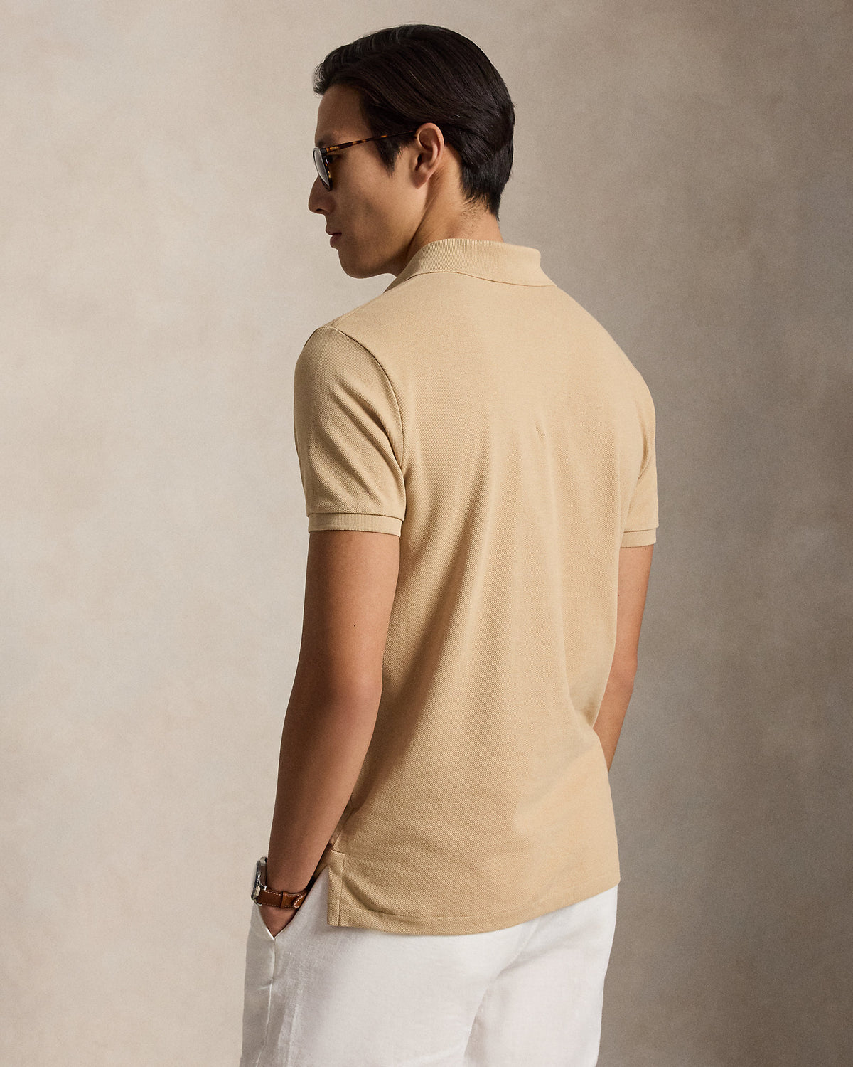 EL ICONICO POLO DE PIQUÉ CUSTOM SLIM FIT VINTAGE KHAKI