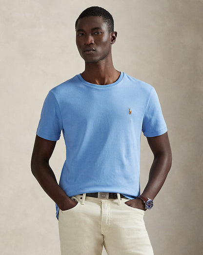 CAMISETA CUSTOM SLIM SOFT COTTON SKY BLUE