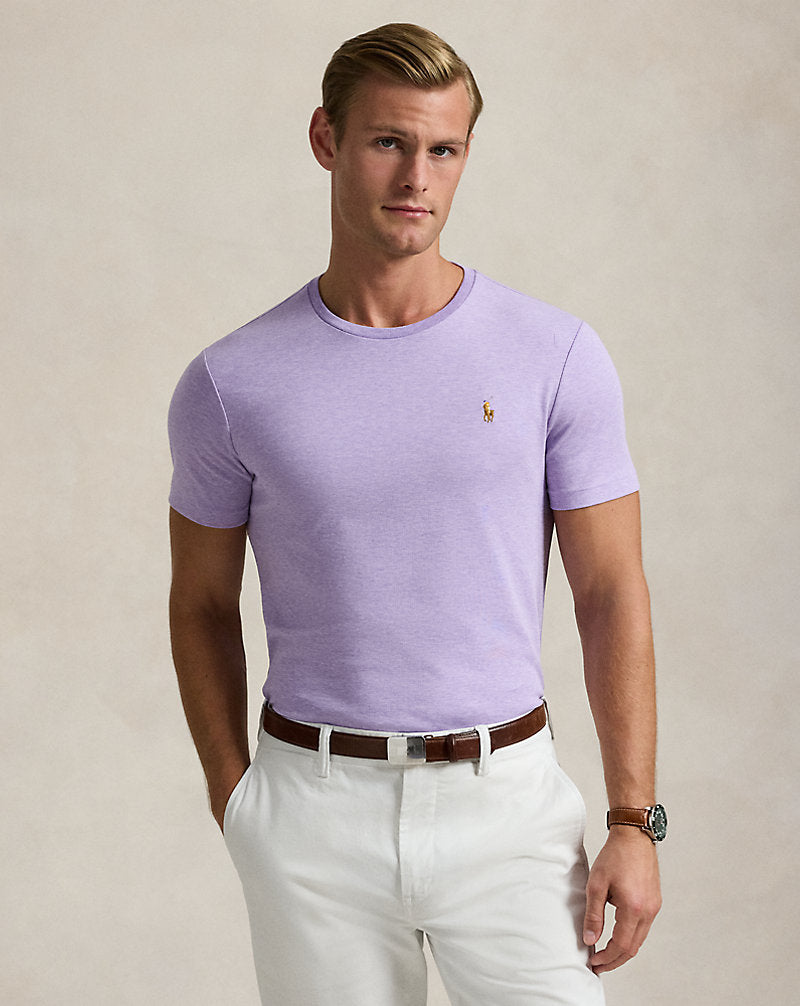 CAMISETA CUSTOM SLIM SOFT COTTON AMETHYST HEATHER