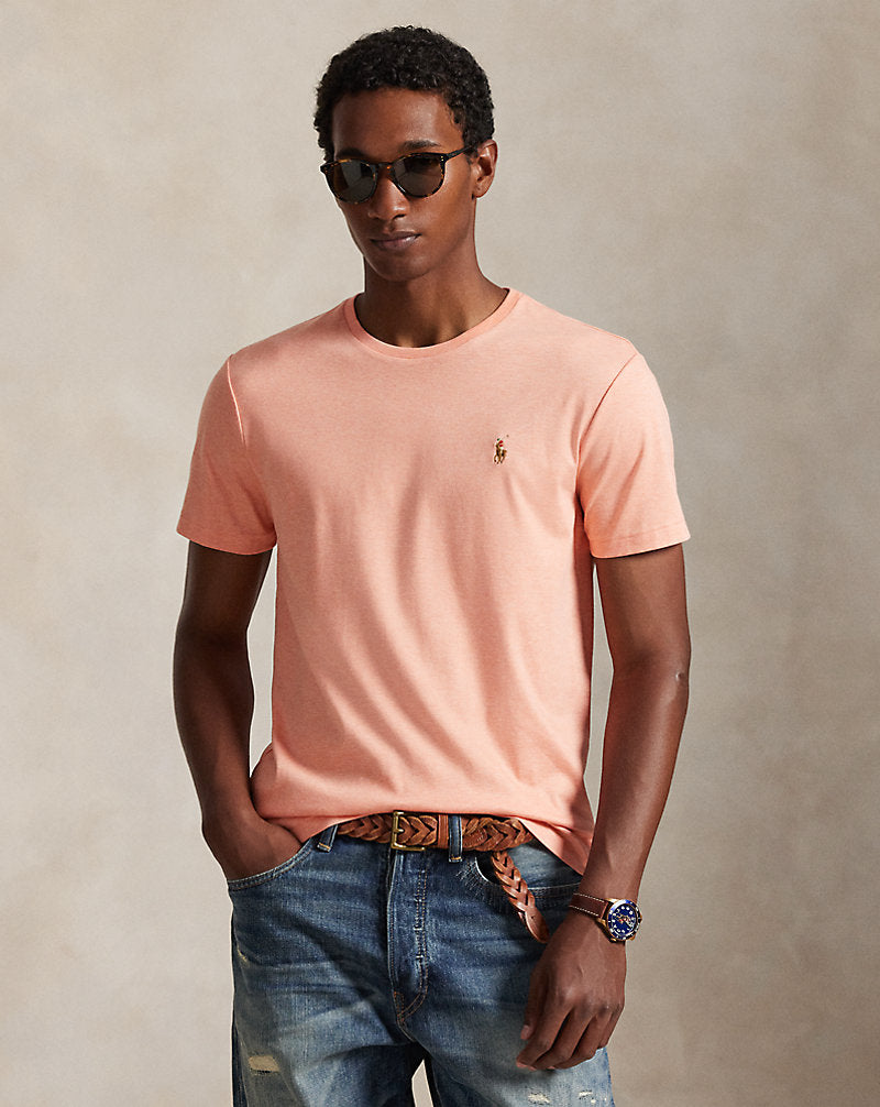 CAMISETA CUSTOM SLIM SOFT COTTON SOFT ORANGE HEATHER