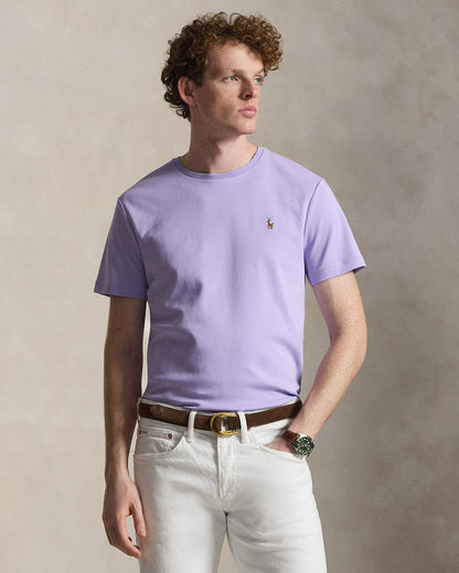 CAMISETA CUSTOM SLIM SOFT COTTON POWDER PURPLE
