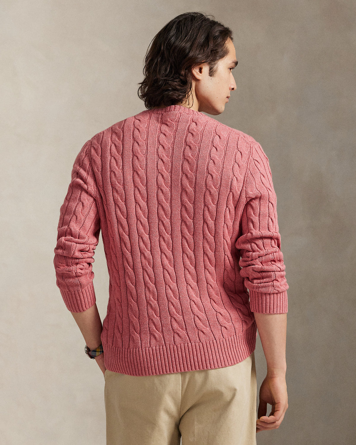 JERSEY DE ALGODON EN PUNTO  DE OCHOS  STRAWBERRY GELATO
