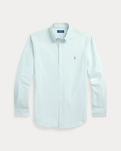 CAMISA CUSTOM FIT OXFORD VERDE LOVAT