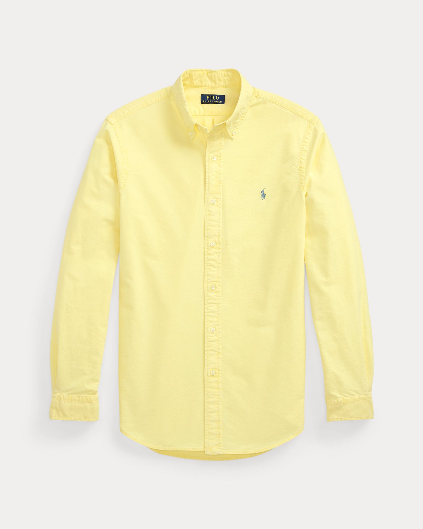 CAMISA OXFORD TEÑIDA EN PRENDA CUSTOM FIT WICKET YELLOW