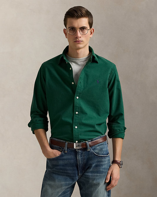 CAMISA OXFORD TEÑIDA EN PRENDA CUSTOM FIT NEW FOREST