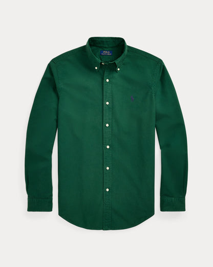 CAMISA OXFORD TEÑIDA EN PRENDA CUSTOM FIT NEW FOREST