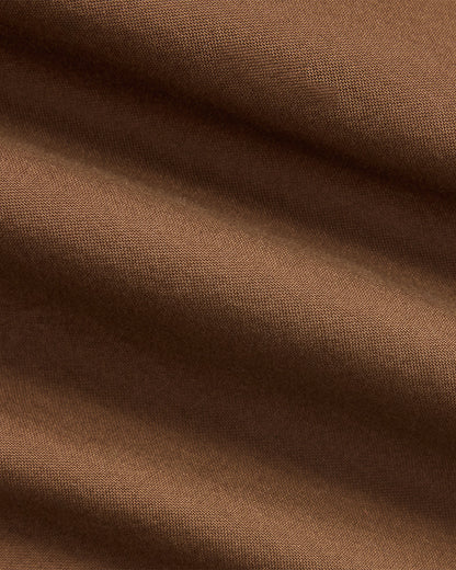 CAMISA OXFORD TEÑIDA EN PRENDA CUSTOM FIT CHOCOLATE MOUSSE
