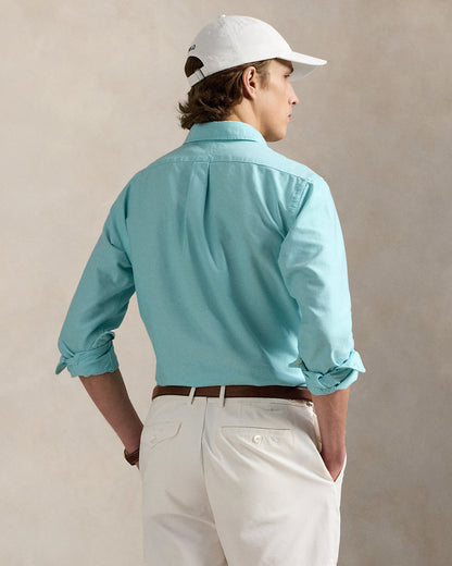 LA ICONICA CAMISA OXFORD CUSTOM FIT AEGEAN BLUE