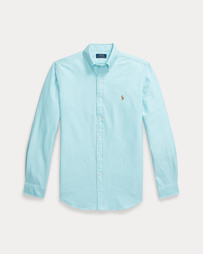 LA ICONICA CAMISA OXFORD CUSTOM FIT AEGEAN BLUE