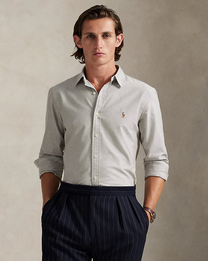 LA ICONICA CAMISA OXFORD CUSTOM FIT  PALE RUSSET