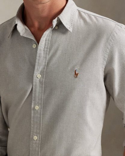 LA ICONICA CAMISA OXFORD CUSTOM FIT  PALE RUSSET