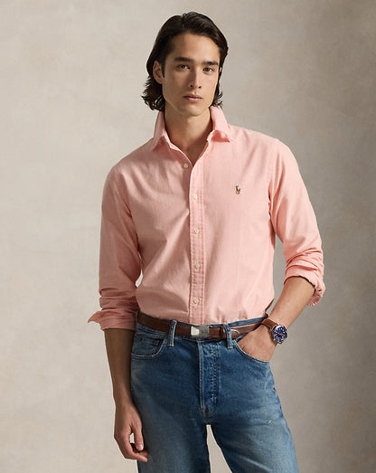 LA ICONICA CAMISA OXFORD CUSTOM FIT PEACH