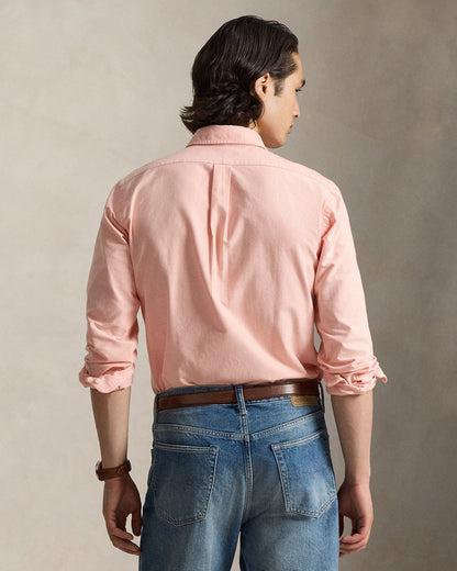 LA ICONICA CAMISA OXFORD CUSTOM FIT PEACH
