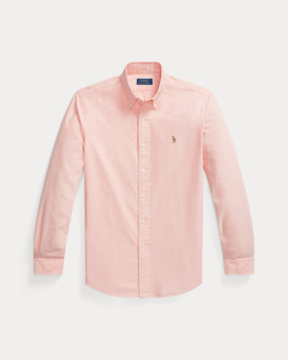LA ICONICA CAMISA OXFORD CUSTOM FIT PEACH