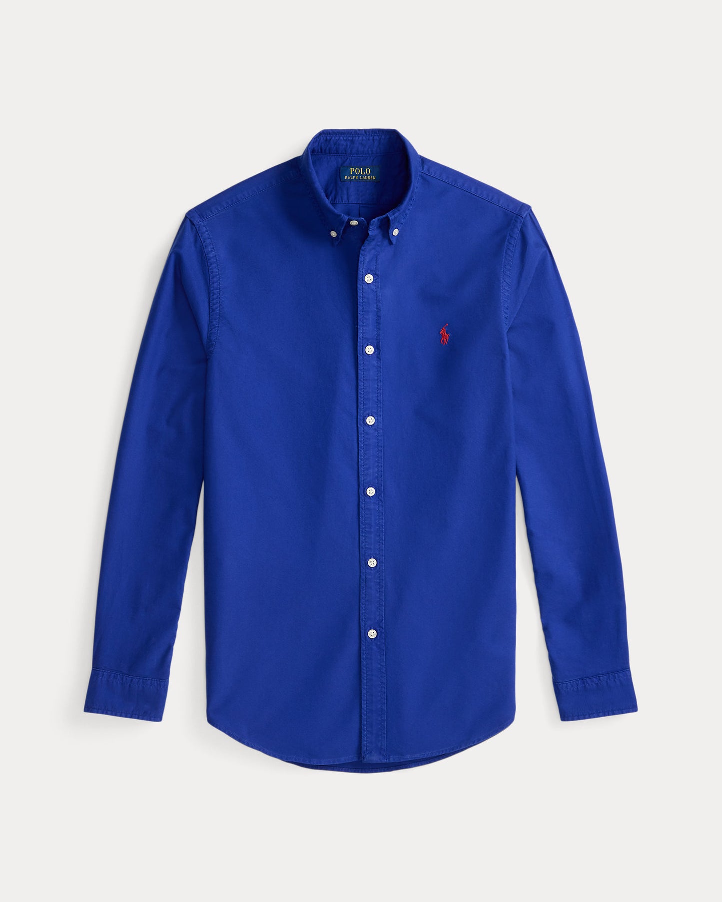 CAMISA OXFORD TEÑIDA EN PRENDA CUSTOM FIT ACTIVE ROYAL