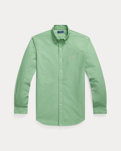 CAMISA OXFORD TEÑIDA CUSTOM FIT OUTBACK GREEN