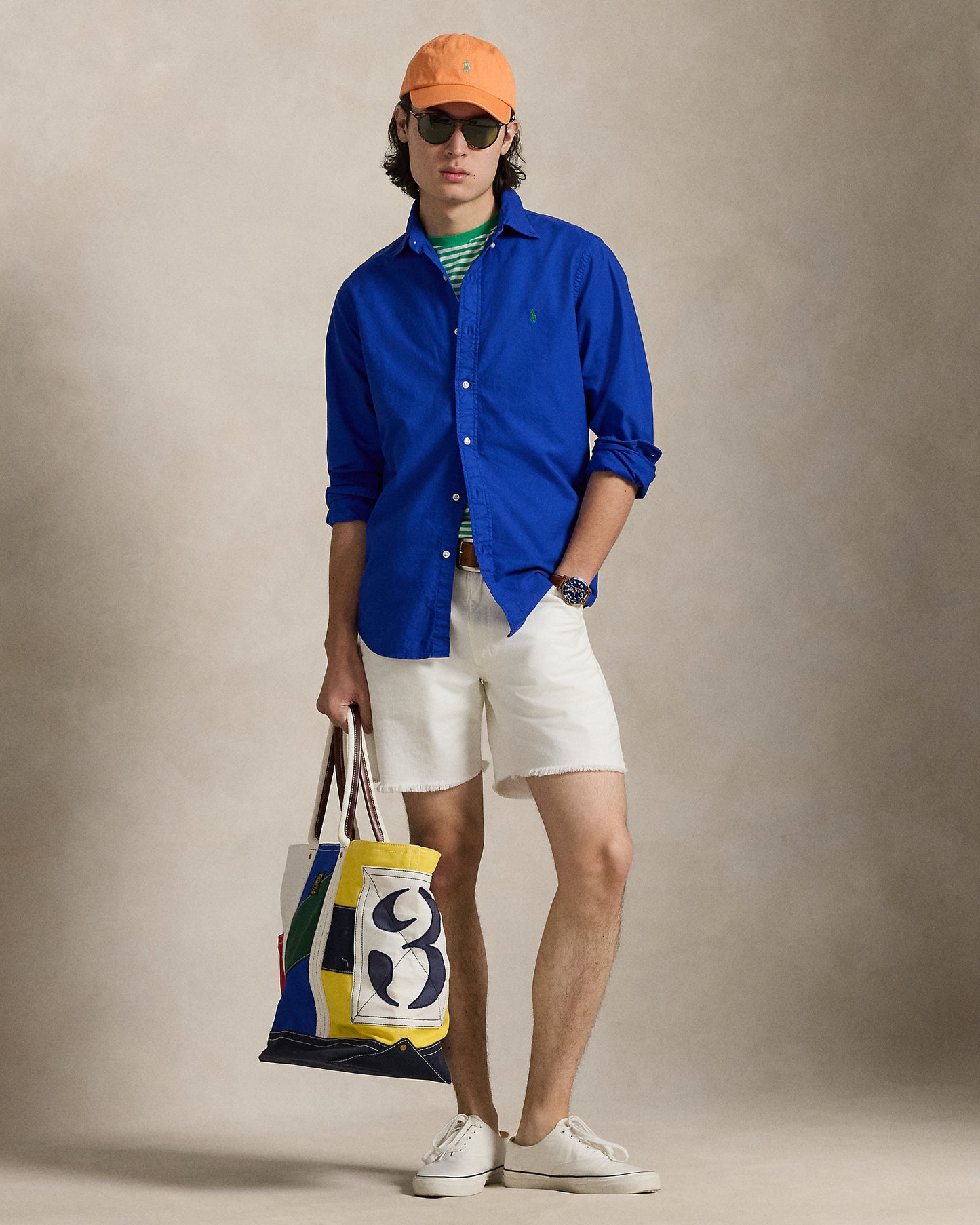 CAMISA OXFORD TEÑIDA CUSTOM FIT PACIFIC ROYAL