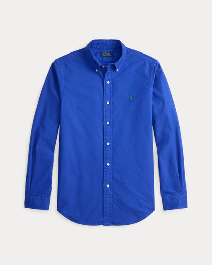 CAMISA OXFORD TEÑIDA CUSTOM FIT PACIFIC ROYAL