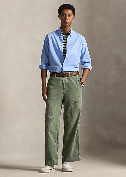 CAMISA OXFORD TEÑIDA CUSTOM FIT AUSTIN BLUE