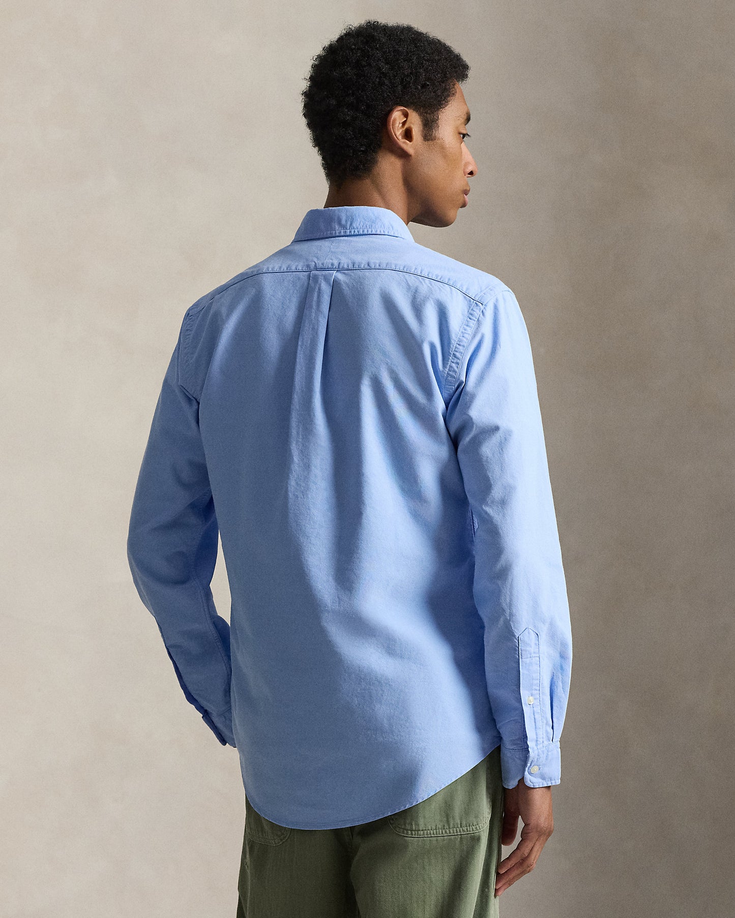 CAMISA OXFORD TEÑIDA CUSTOM FIT AUSTIN BLUE
