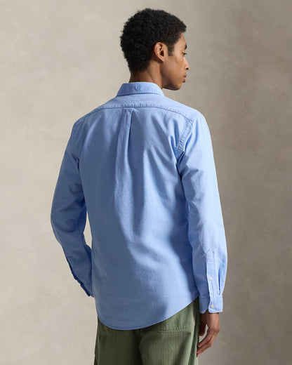 CAMISA OXFORD TEÑIDA CUSTOM FIT AUSTIN BLUE
