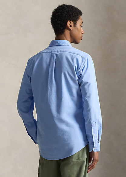 CAMISA OXFORD TEÑIDA CUSTOM FIT AUSTIN BLUE