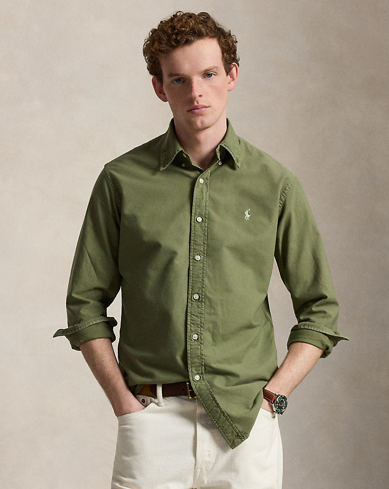 CAMISA OXFORD TEÑIDA CUSTOM FIT GARDEN TRIAL