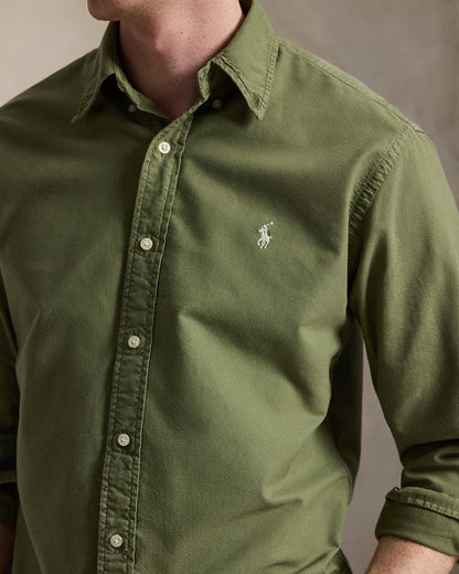 CAMISA OXFORD TEÑIDA CUSTOM FIT GARDEN TRIAL