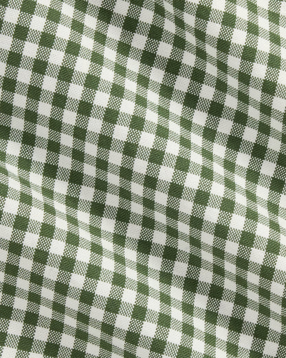 CAMISA CUSTOM FIT OXFORD GINGHAM SHAMROCK/WHITE
