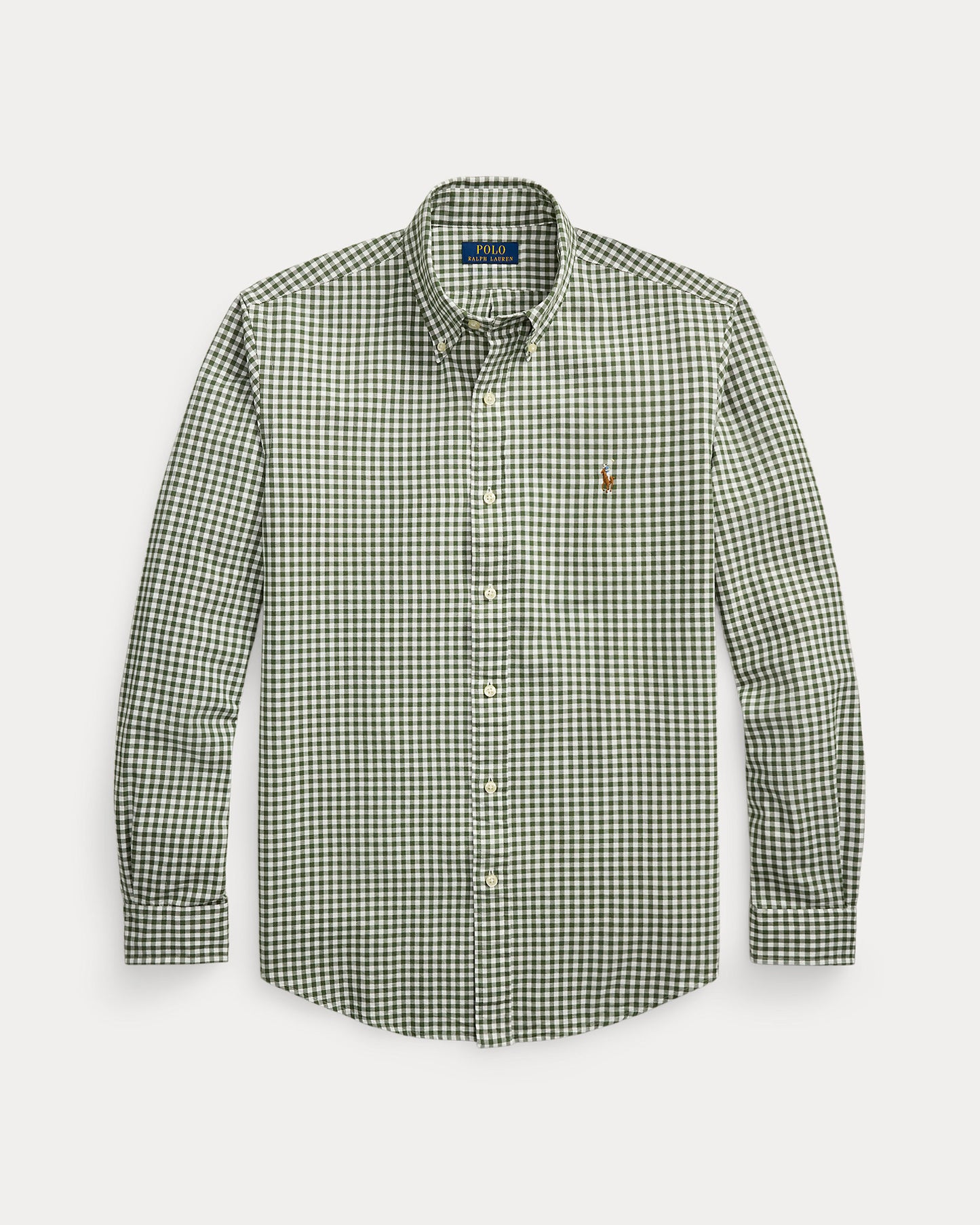 CAMISA CUSTOM FIT OXFORD GINGHAM SHAMROCK/WHITE