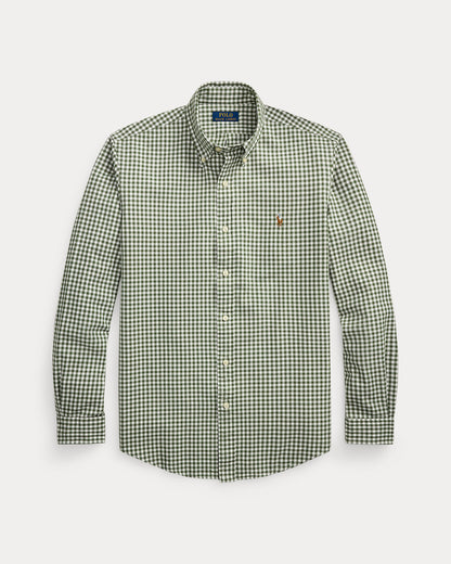 CAMISA CUSTOM FIT OXFORD GINGHAM SHAMROCK/WHITE