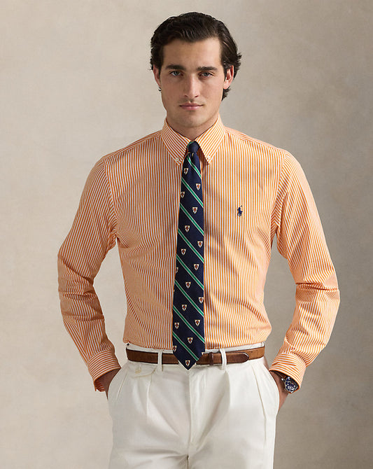 CAMISA CUSTOM FIT DE POPELINA STRETCH CLEMENTINE