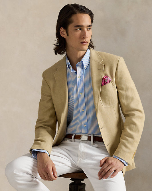 CAMISA CUSTOM FIT DE POPELINA ELASTICA AUSTIN BLUE