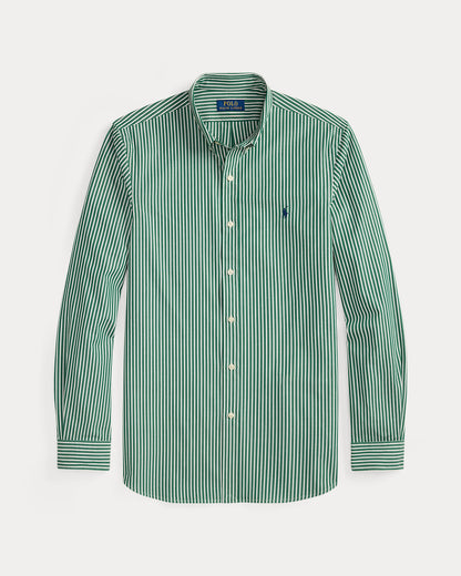 CAMISA CUSTOM FIT DE POPELINA ELASTICA