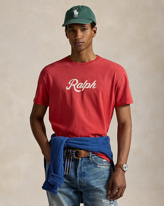 CAMISETA CLASSIC FIT DE ALGODON DE PUNTO CON LOGOTIPO RALPH
