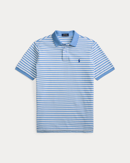 POLO DE PIQUÉ CUSTOM SLIM FIT BRISTOL BLUE STRIPED