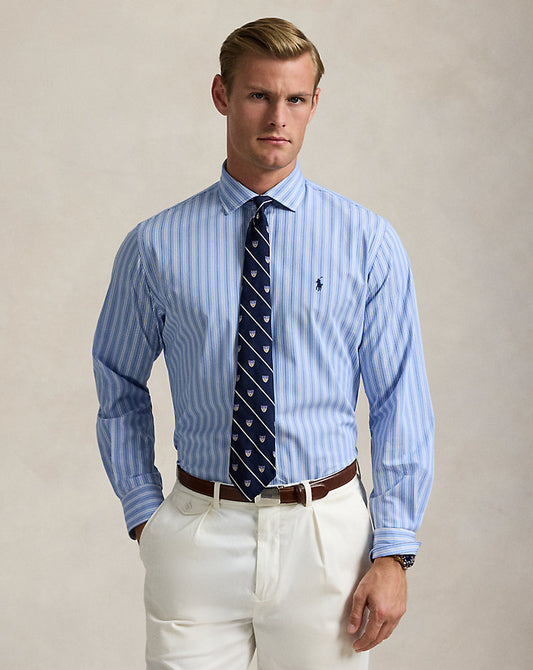 CAMISA DE POPELINA STRETCH CUSTOM FIT RAYAS